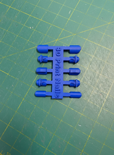 Load image into Gallery viewer, Blue 3D Print Nails design
