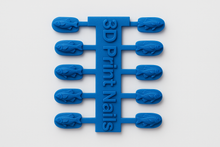 Load image into Gallery viewer, Blue Zebrafish nail
