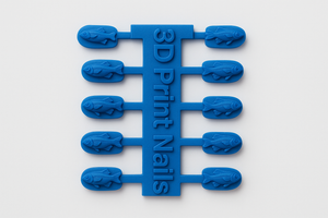 Blue Zebrafish nail